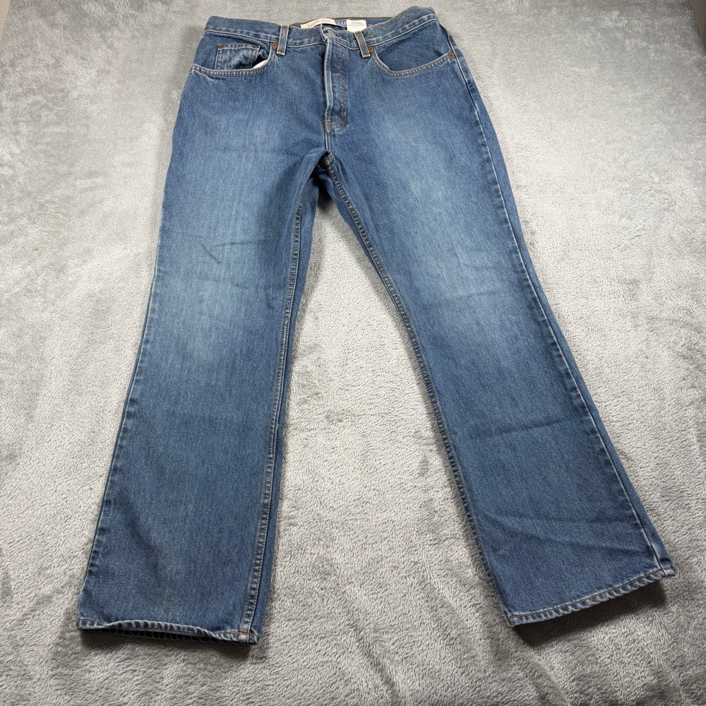 Vintage Gap Bootcut Jeans Womens 12 Blue Medium Wash Denim Ankle Length 00s Y2K